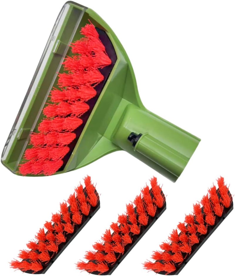 Sionlan Upgraded 5.3in 1400B Little Green Machine Multi-Purpose Tools Brush detachable Replacement Parts Compatible with bissell 1400B 3194 3353 2458 3588F 1425 Tough Stain Brush Tool Attachments (Green 1+3) - Image 1